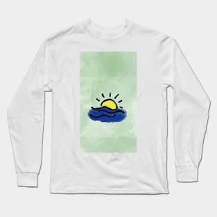 Sun And sea waves Long Sleeve T-Shirt